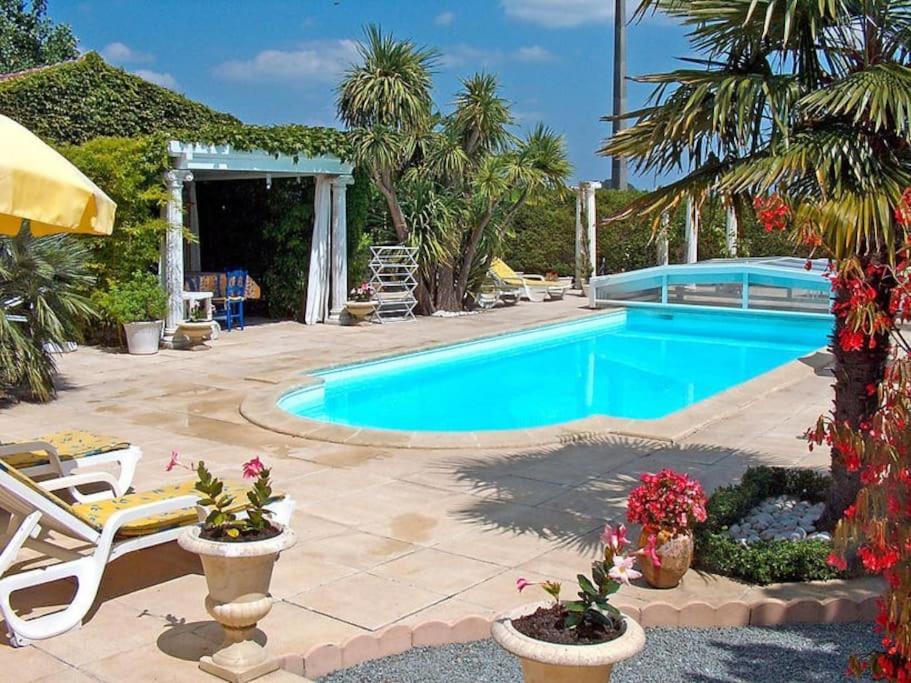 Villa Grand Communal, Piscine, 18Km De Bordeaux Ludon-Médoc Buitenkant foto